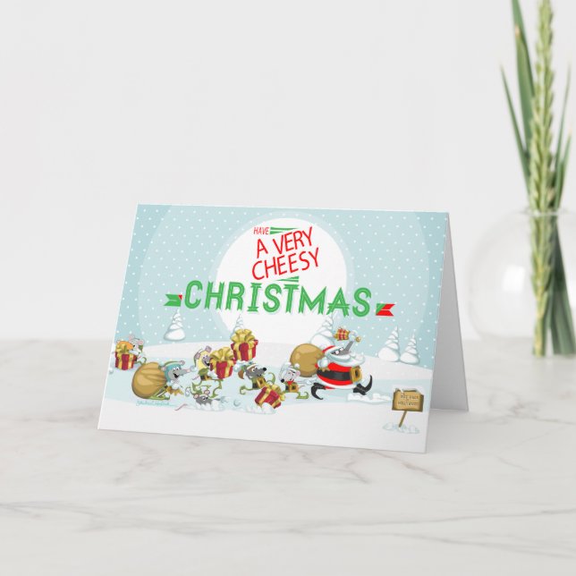 Christmas Card for Cheesy People (Front)