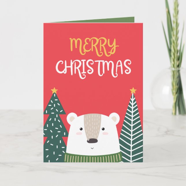 Christmas Card for Colleague Coworker Friend  (Front)