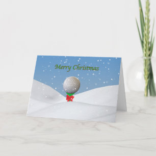 Christmas Card for Golfer