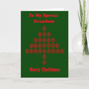 Christmas Card For Grandson