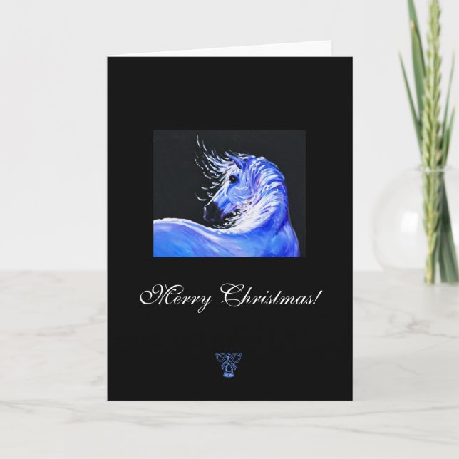 Christmas Card for Horse Lovers. (Front)