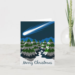 Christmas card for lovers of space and science