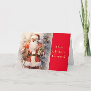 CHRISTMAS CARD FOR OLDER GRANDSON
