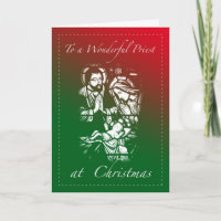 Christmas Card for Priest