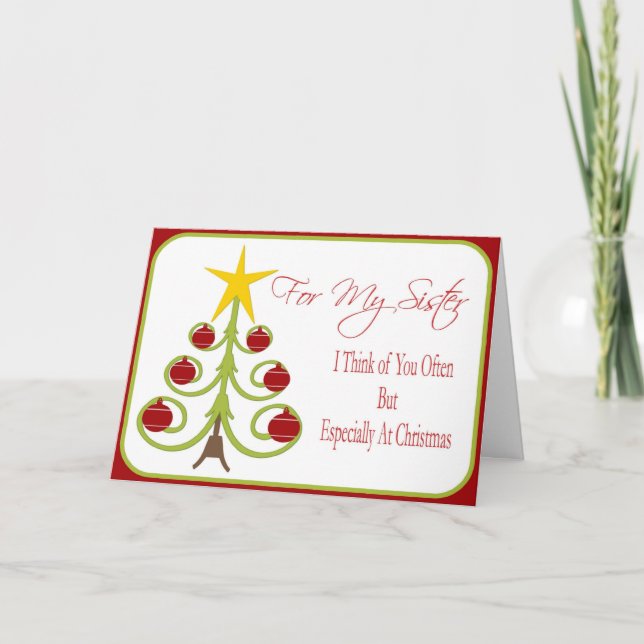 Christmas Card for Sister (Front)