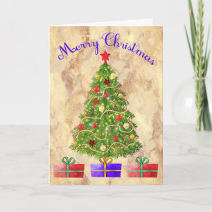 Christmas Card for Sister Tree and Presents