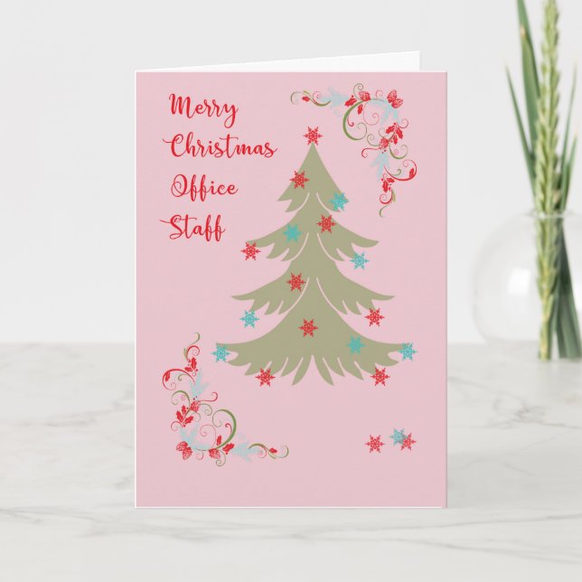 Christmas Card for Staff (Front)