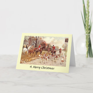 Christmas Card - Fox Hunting