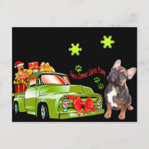 Christmas card French Bulldoggen Christmas
