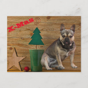 Christmas card French Bulldoggen Christmas