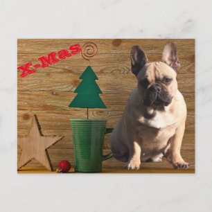 Christmas card French Bulldoggen Christmas 
