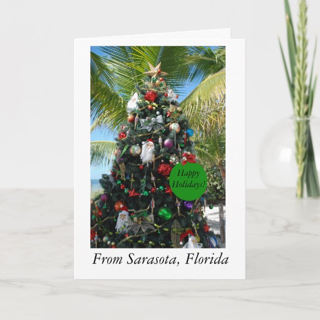 Christmas Card from Sarasota, Florida (Front)