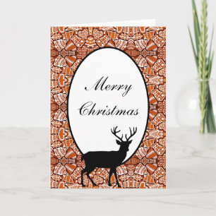 Christmas Card Gingerbread Cookies/Stag