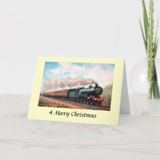 Christmas Card - GNR Train