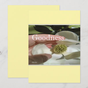 christmas card --Goodness
