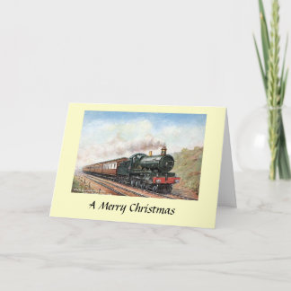 Christmas Card - GWR Express Train