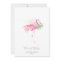 Christmas Card, Holiday Card, Pink Flamingo