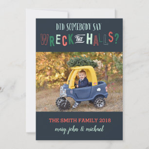 Christmas Card, Holiday Photo Card, Funny Card