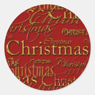 Christmas Card Holiday Season Envelope Seals