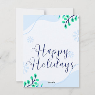 Christmas card holiday snow season