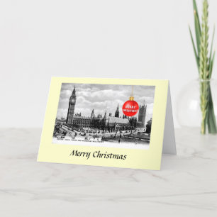 Christmas Card - Houses of Parliament, London