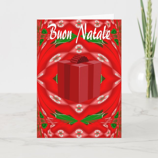 Christmas Card In Italian (Front)