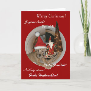 Christmas card "Irish Terrier"