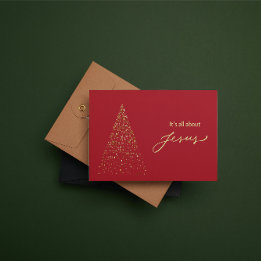 Christmas Card: It's all about Jesus  Card