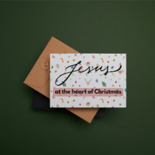 Christmas Card: Jesus at the heart of Christmas Card