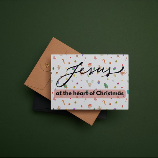 Christmas Card: Jesus at the heart of Christmas Card (Creator Uploaded)