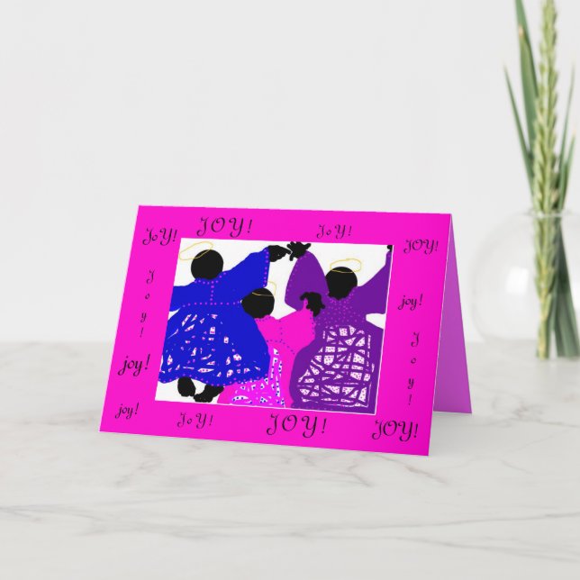 Christmas Card/Joy Angels Holiday Card (Front)