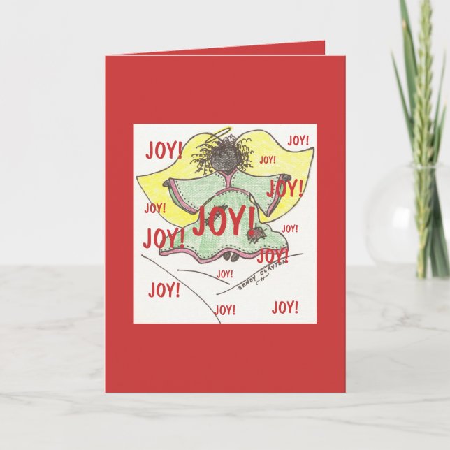 Christmas Card/Joy Holiday Card (Front)