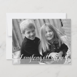 Christmas Card - Laughing all the way