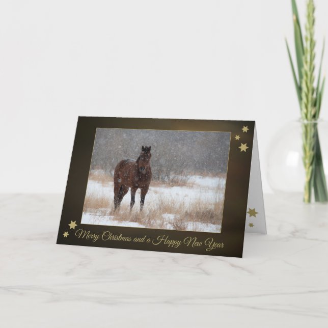 Christmas Card "Let it snow" (Front)