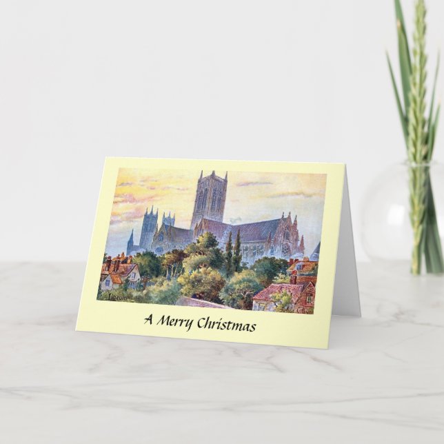 Christmas Card - Lincoln Cathedral (Front)