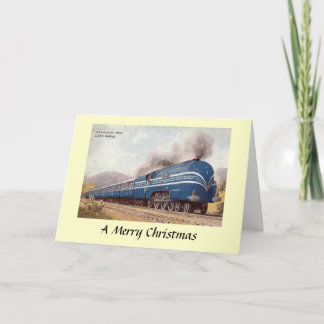 Christmas Card - LMS - The Coronation Scot