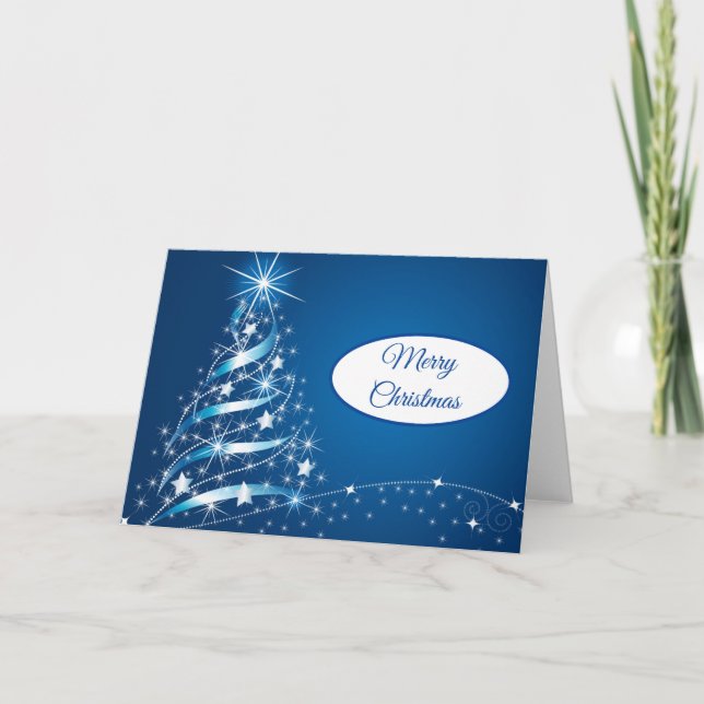 Christmas Card-Magical Tree Holiday Card (Front)