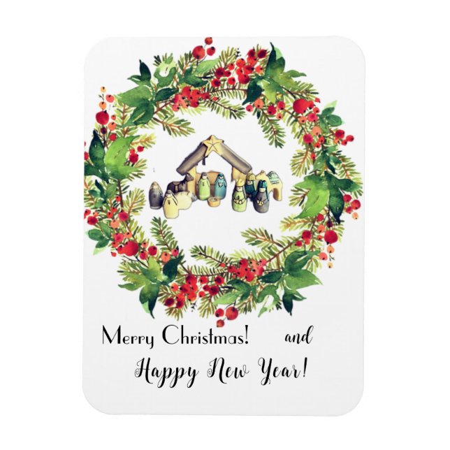 Christmas Card! Magnet (Vertical)