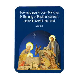 Christmas Card Magnet