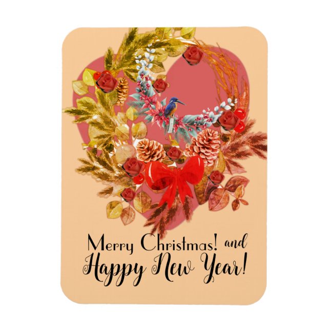 Christmas Card! Magnet (Vertical)