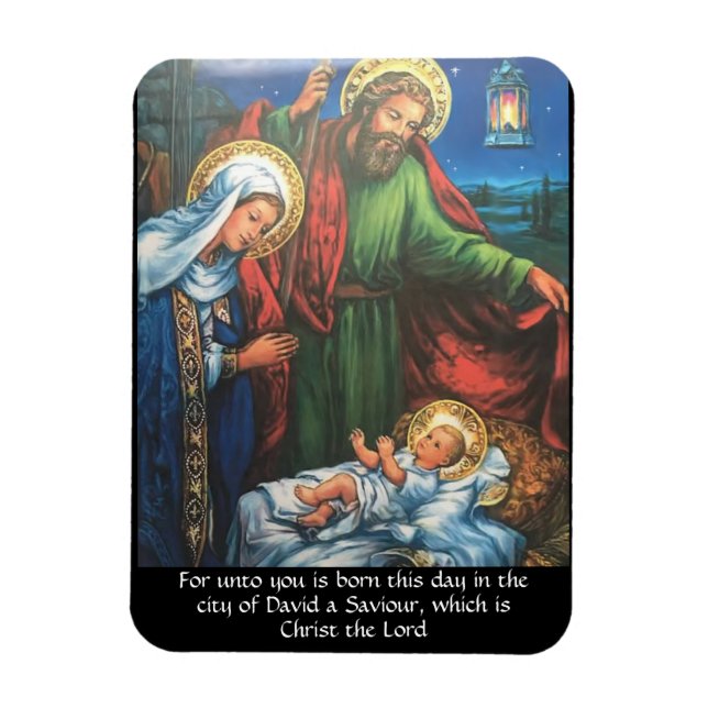 Christmas Card Magnet (Vertical)