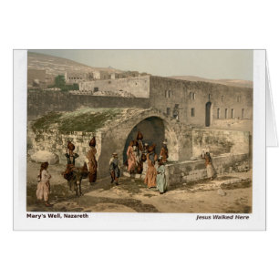 Christmas Card Mary’s Well – Holy Land Photo