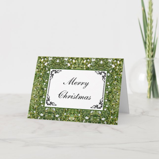 Christmas Card Mistletoe Berries (Front)