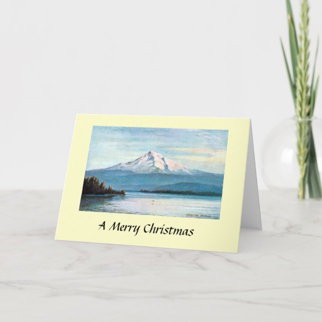 Christmas Card - Mount Hood, Oregon (Front)