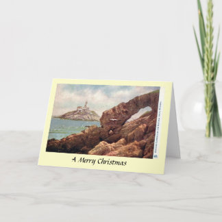 Christmas Card - Mumbles Lighthouse, Swansea