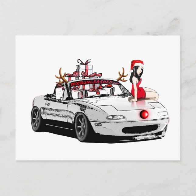 Christmas Card MX5 Miata (Front)