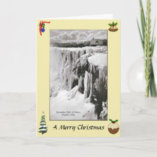 Christmas Card - Niagara Falls in Winter