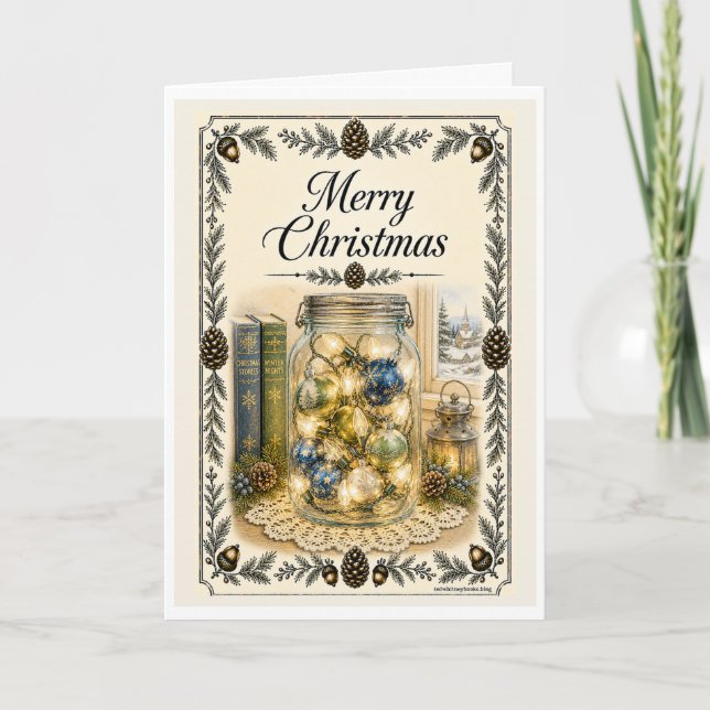 Christmas Card - Ornament Jar (Front)