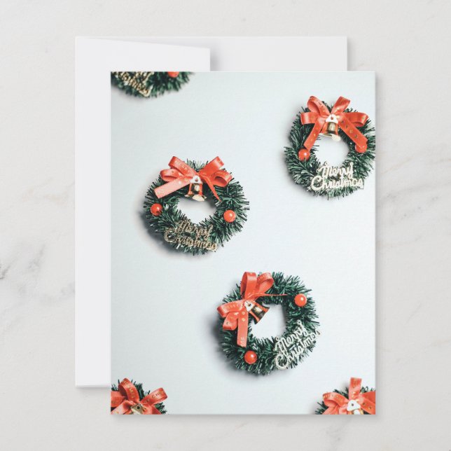 Christmas Card Ornament with quotes (Front)