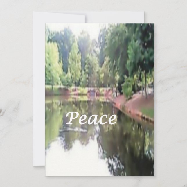 Christmas Card--Peace Holiday Card (Front)